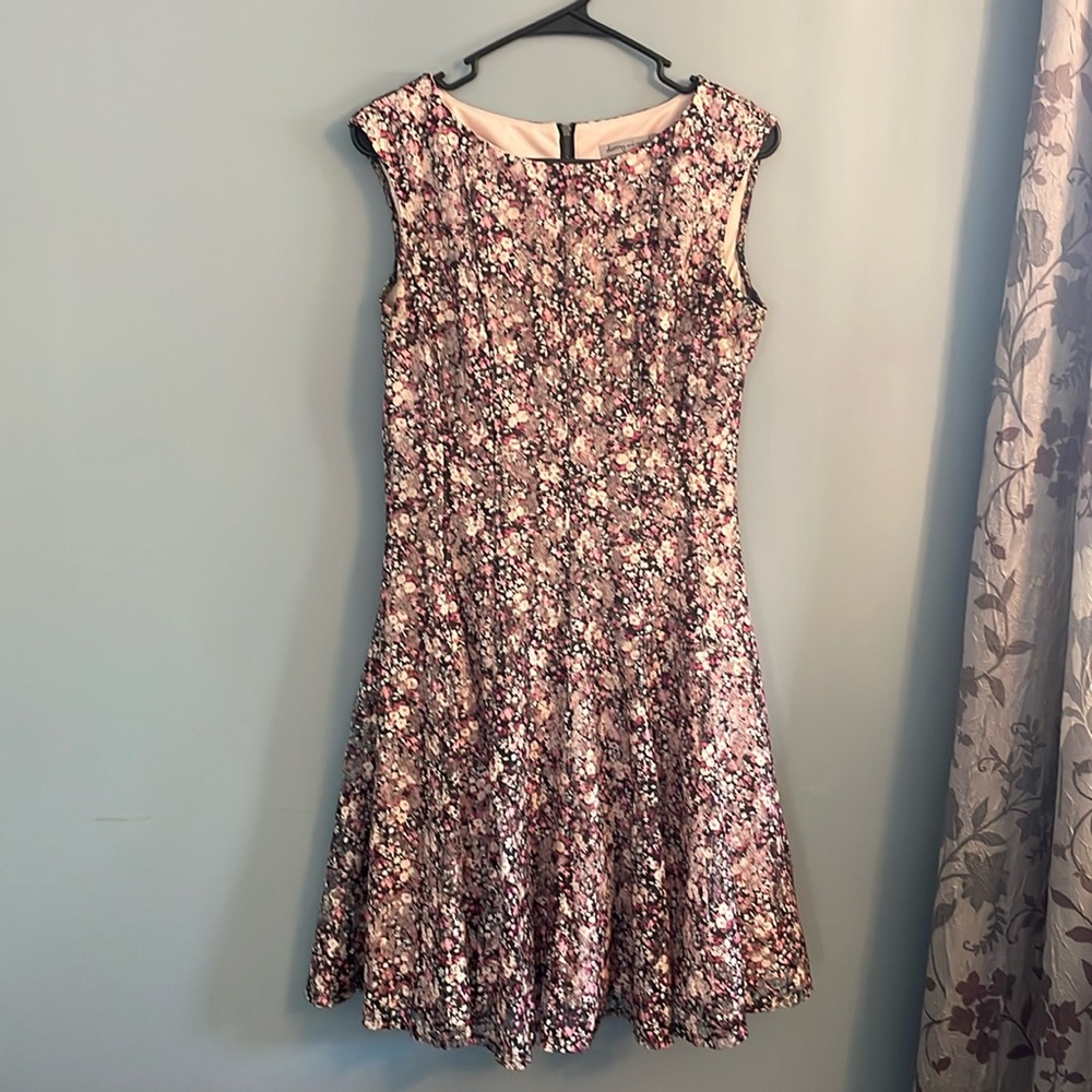 Danny and Nicole floral pattern dress